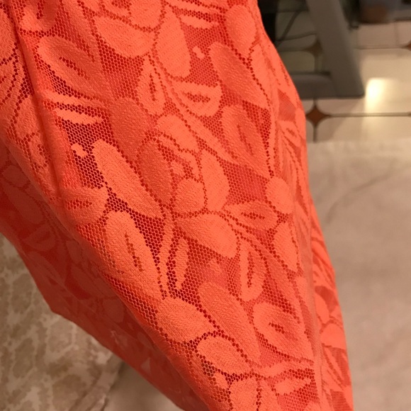 Sleeveless CORAL floral fit and flare dress - Picture 4 of 5